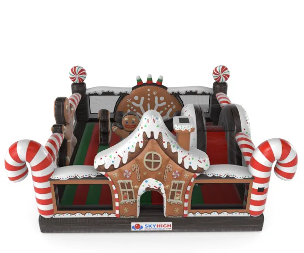 Gingerbread Wonder Playland Bounce House