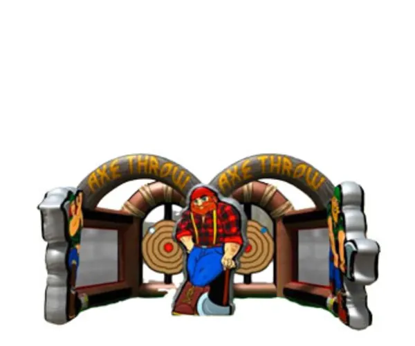 Lumberjack Inflatable Axe Throw (Double)