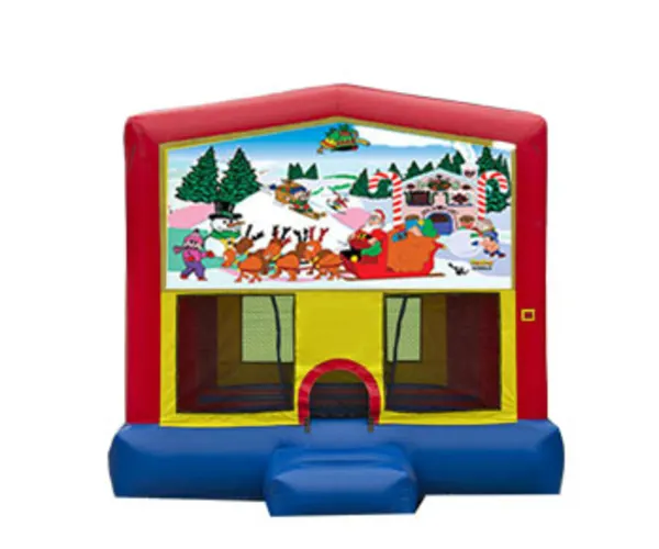 13 x 13 Christmas Bounce House Moonwalk