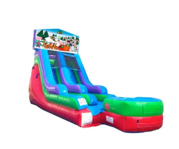 15ft Christmas Retro Wet/Dry Slide