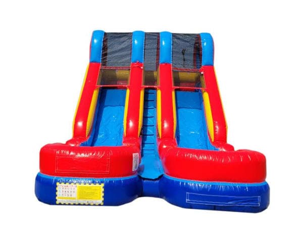 15ft Dual Lane Slide w/ (Dry or Wet/Water Slide)