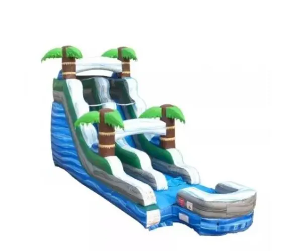15ft Palm Tree Wet/Dry Slide