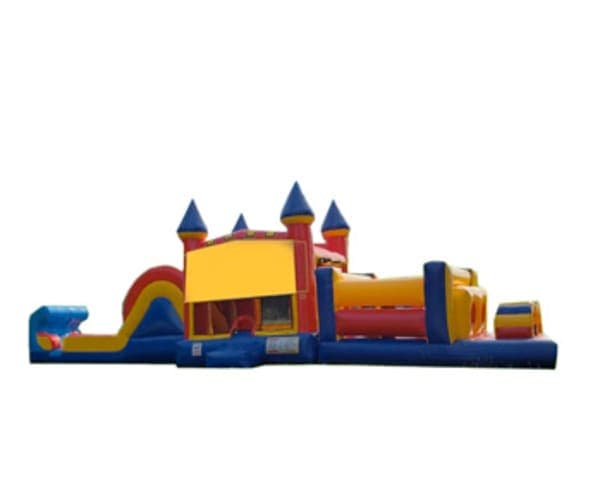 50ft Obstacle w/ (Dry or Wet/Water Slide)