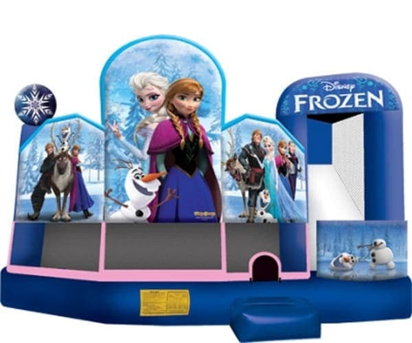 Frozen 5in1 Bounce House w/ (Dry or Wet/Water Slide)
