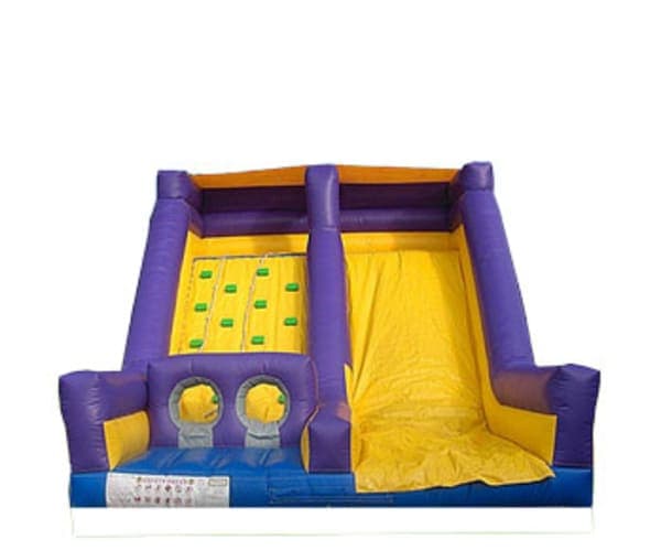Inflatable Rockwall and Slide