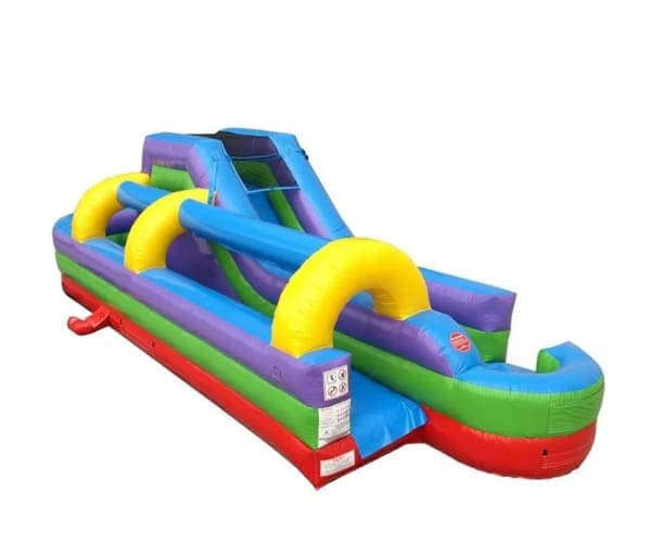 34ft Retro Combo Slip N Water Slide