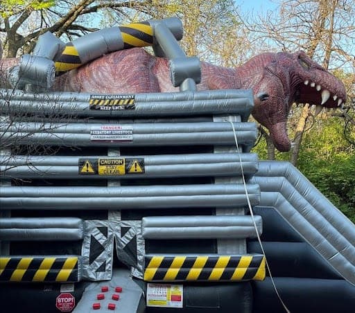 T-Rex Bounce House Party!