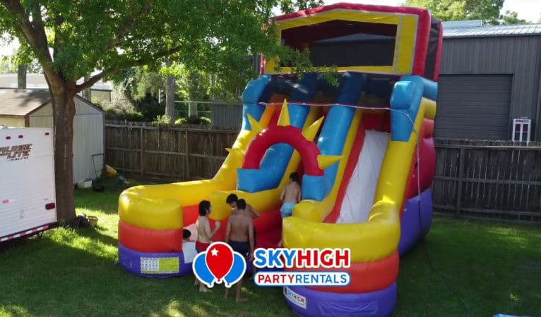 16ft Jr. Double (Dry or Wet/Water Slide) - Video
