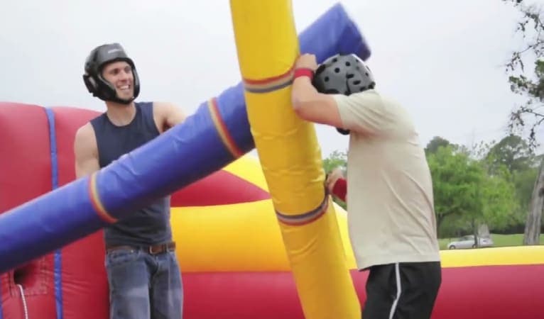 Bungee Run & Joust Combo - Video