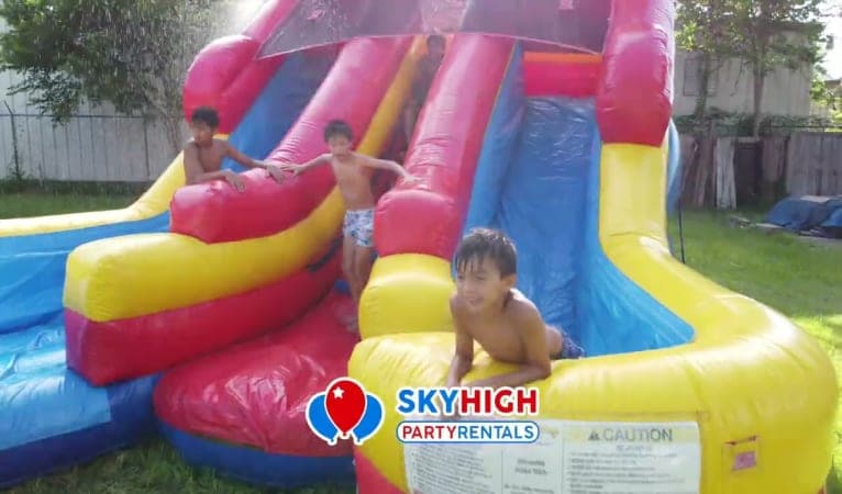 16ft Double Lane Mario (Wet/Dry) Slide - Video