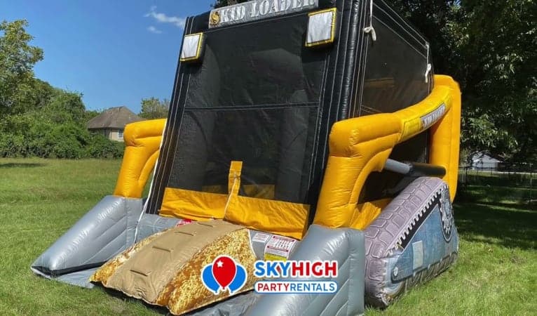 Skid Loader Bounce House - Video