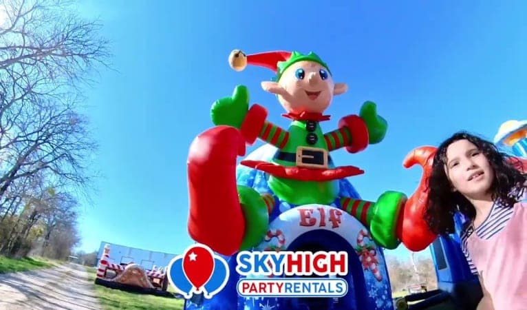 Elf Bounce House - Video