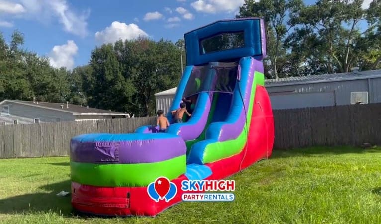 15ft Spongebob Retro Wet/Dry Slide - Video