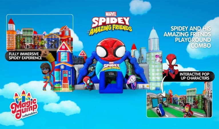Spidey and Friends Playground Toddler Obstacle Combo - Video